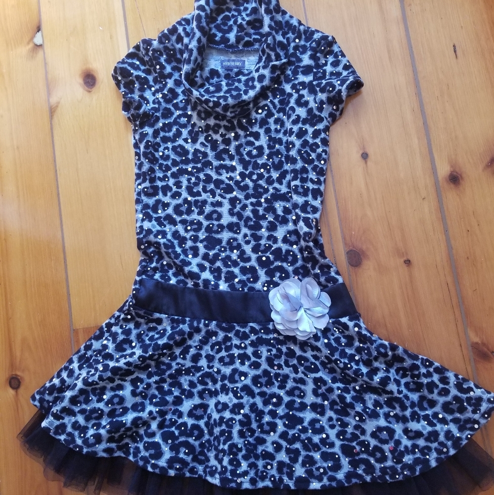 Kids Newberry Black and Gray Dress